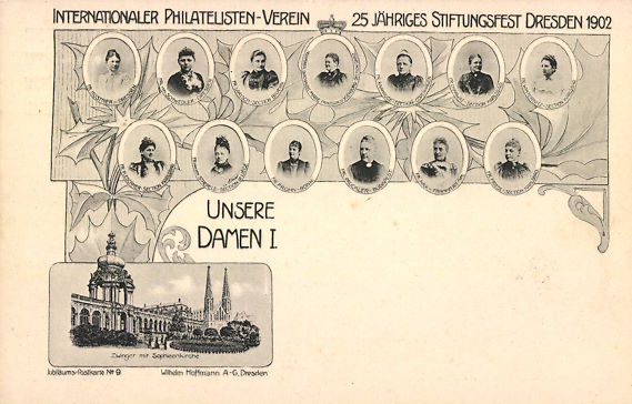 1902 25 jähriges Stiftungsfest Internationaler Philatelisten-Verein