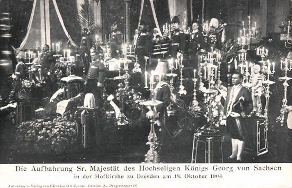 1904 Aufbahrung König Georg