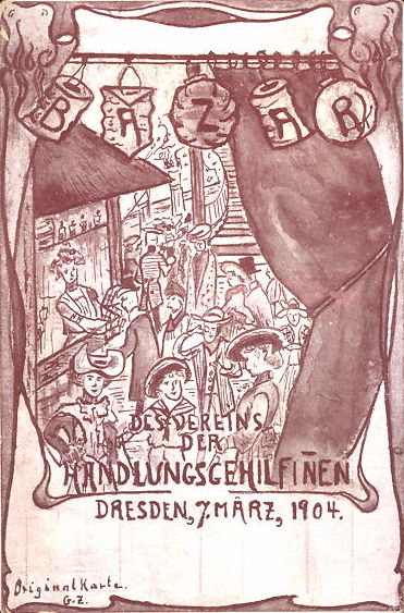 1904 Bazar des Vereins der Handlungsgehilfen