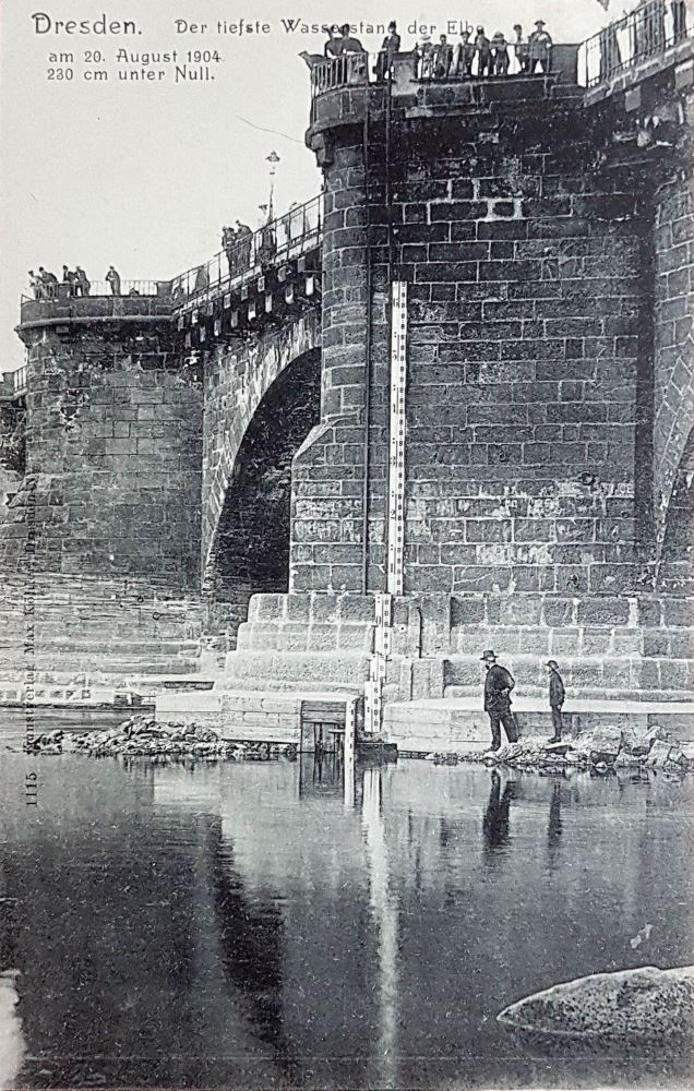 1904 Niedrigwasser