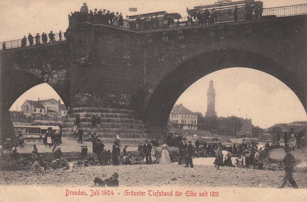 1904 Niedrigwasser