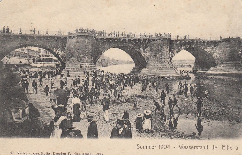 1904 Niedrigwasser