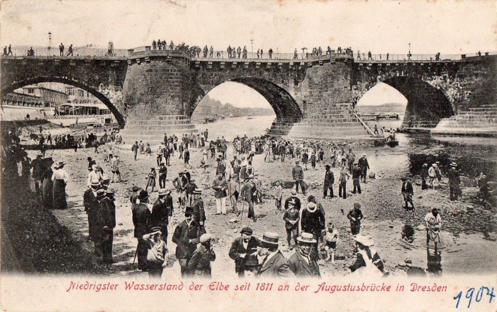 1904 Niedrigwasser