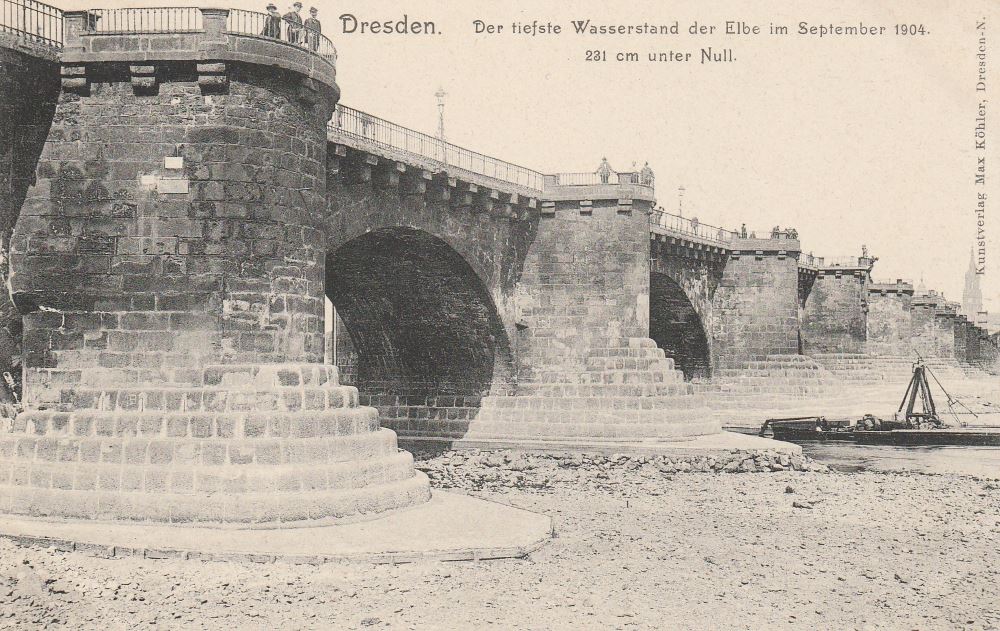 1904 Niedrigwasser