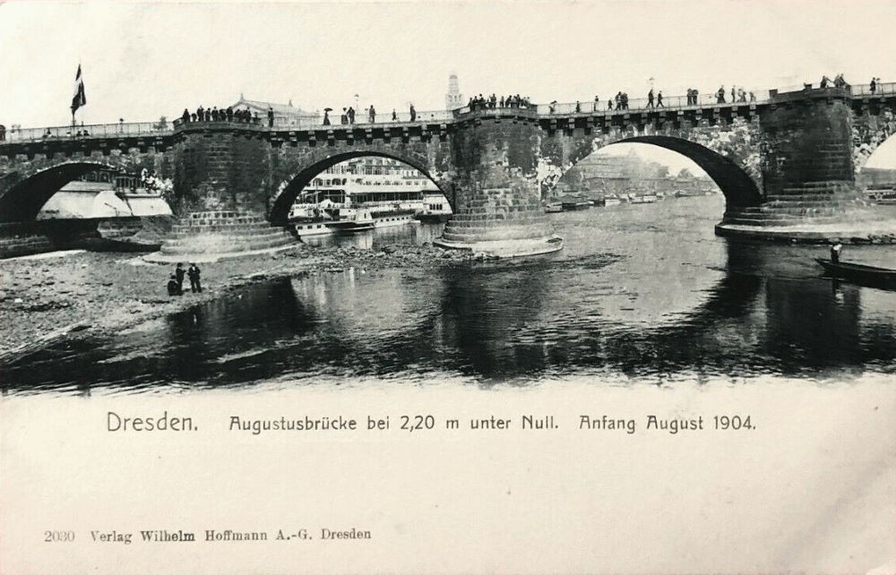 1904 Niedrigwasser