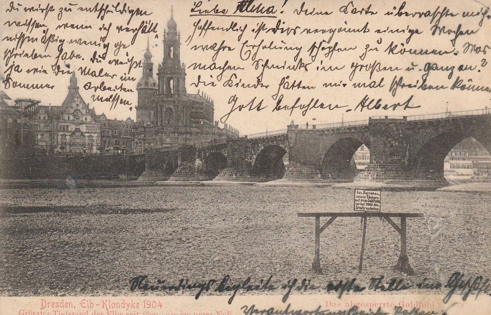 1904 Niedrigwasser