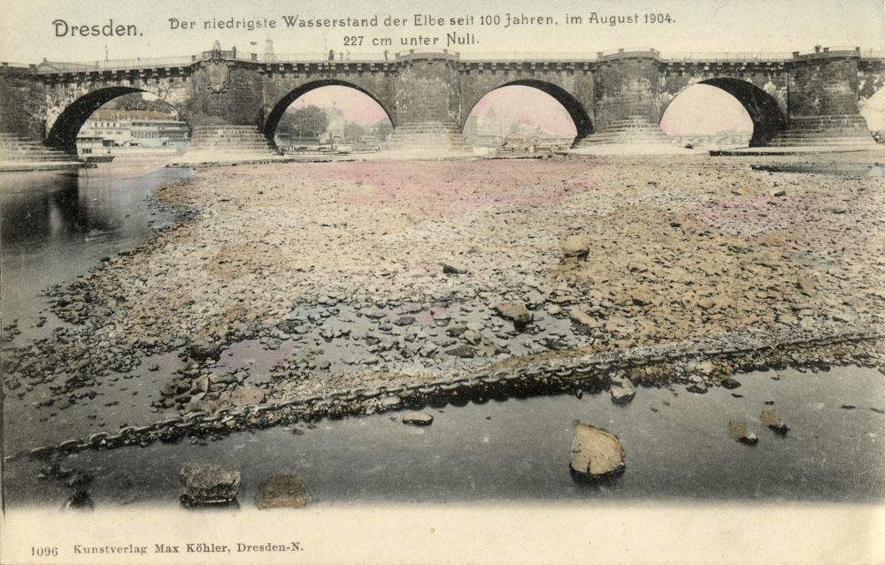 1904 Niedrigwasser