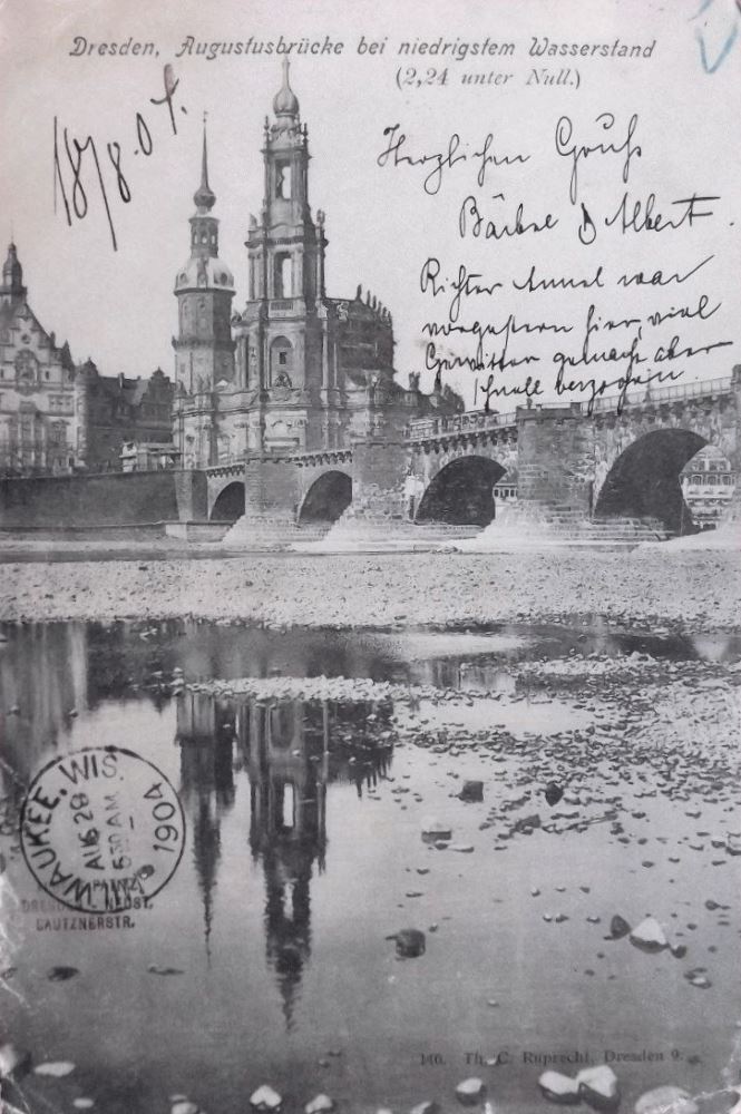 1904 Niedrigwasser