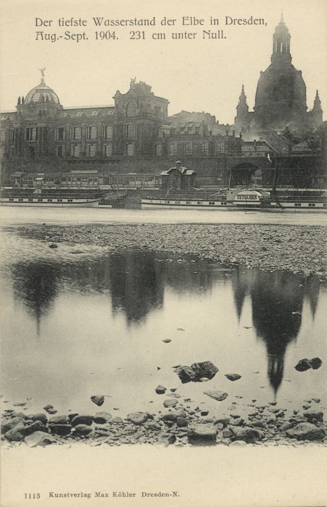 1904 Niedrigwasser