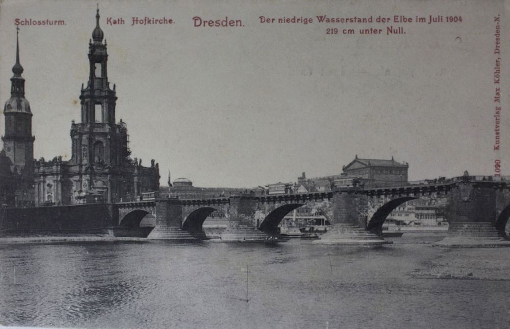 1904 Niedrigwasser