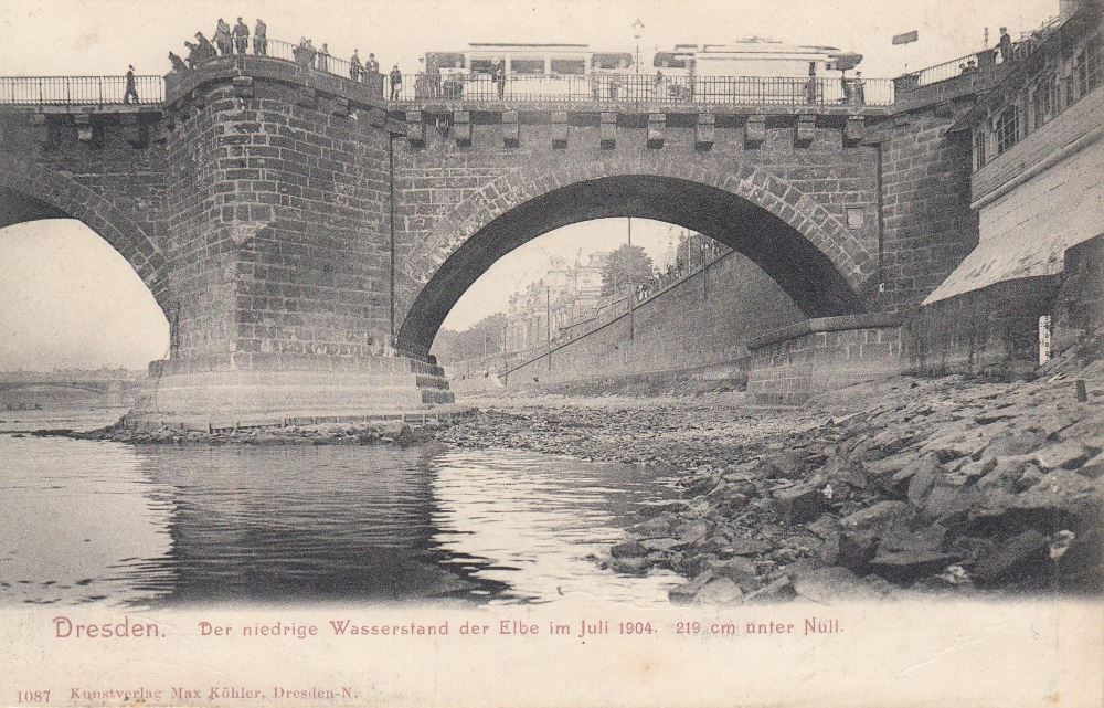1904 Niedrigwasser