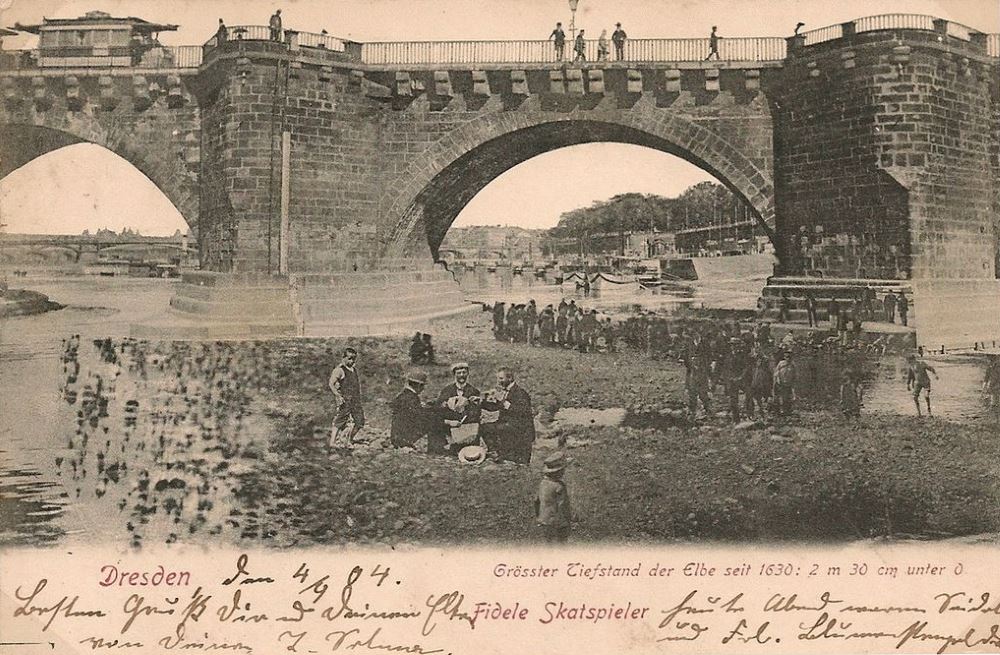 1904 Niedrigwasser