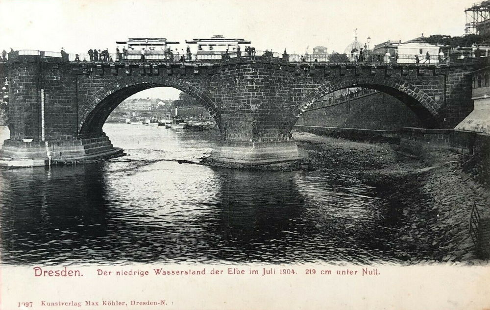 1904 Niedrigwasser
