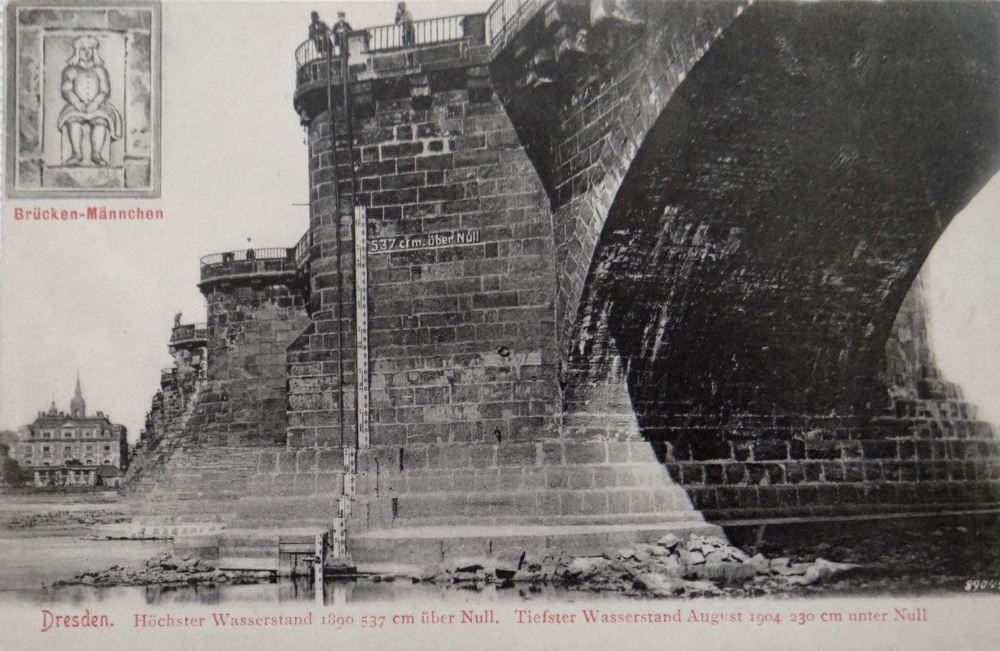 1904 Niedrigwasser