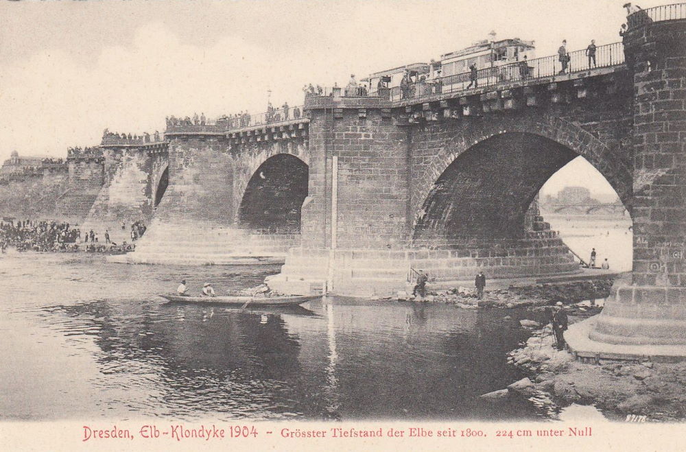 1904 Niedrigwasser