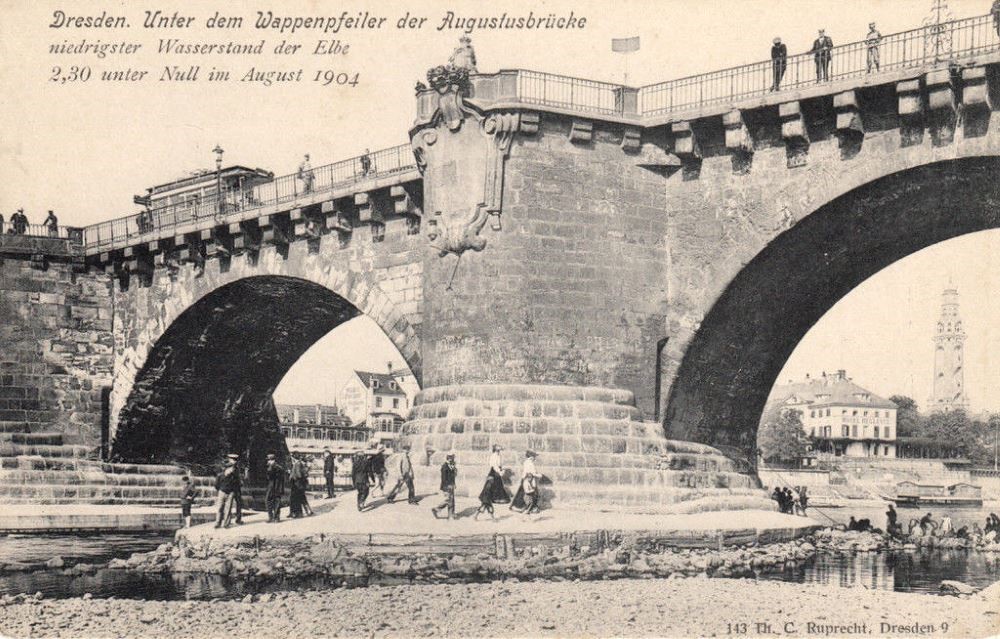 1904 Niedrigwasser
