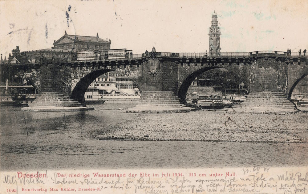 1904 Niedrigwasser
