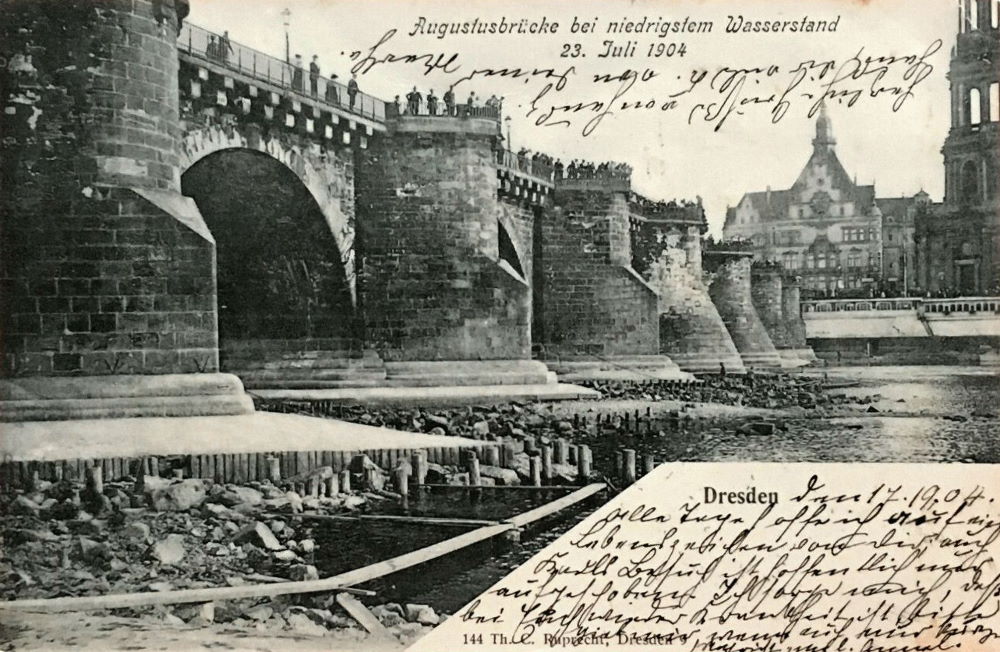 1904 Niedrigwasser