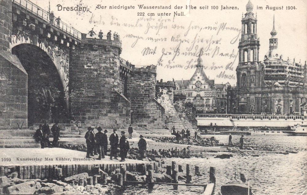 1904 Niedrigwasser