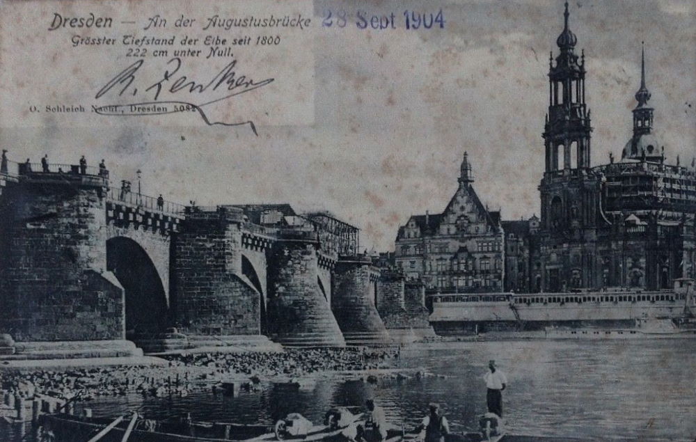 1904 Niedrigwasser
