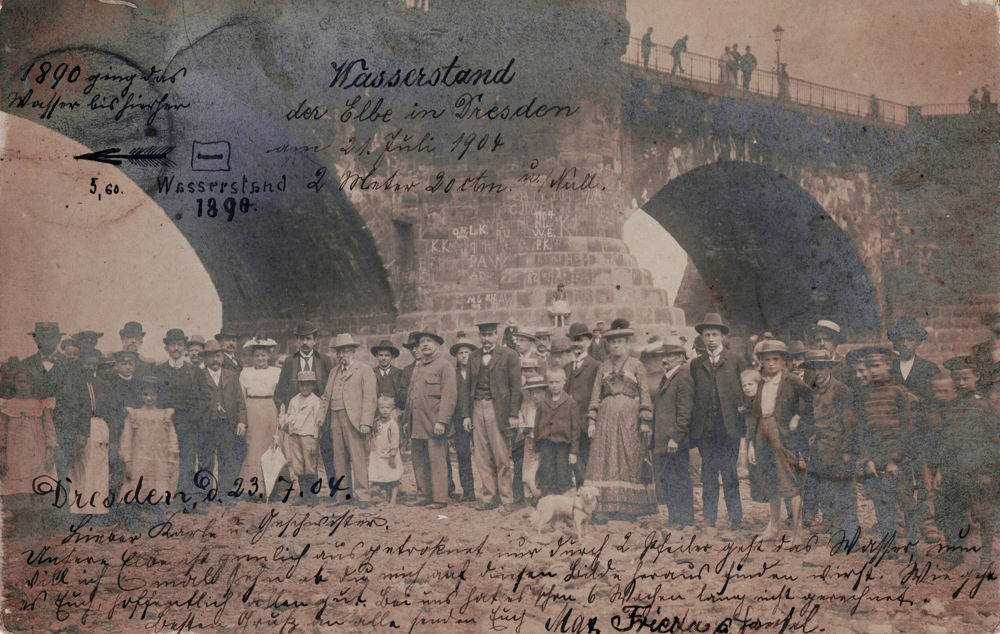 1904 Niedrigwasser