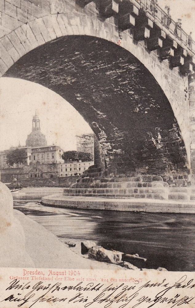 1904 Niedrigwasser