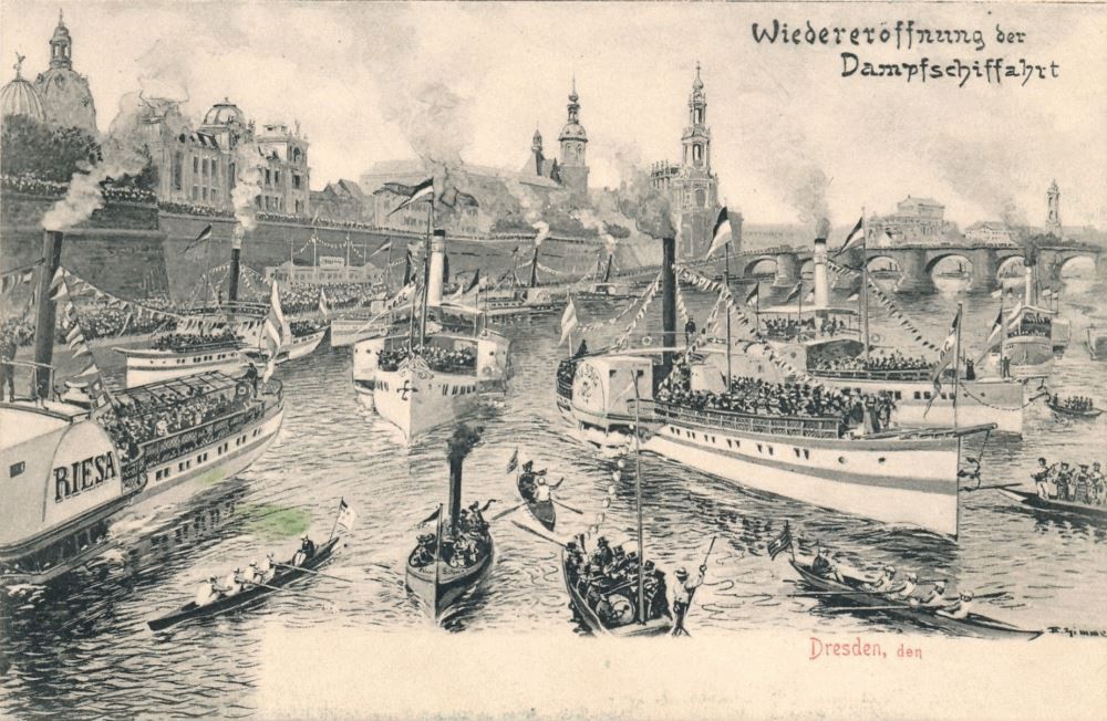 1904 Niedrigwasser - danach