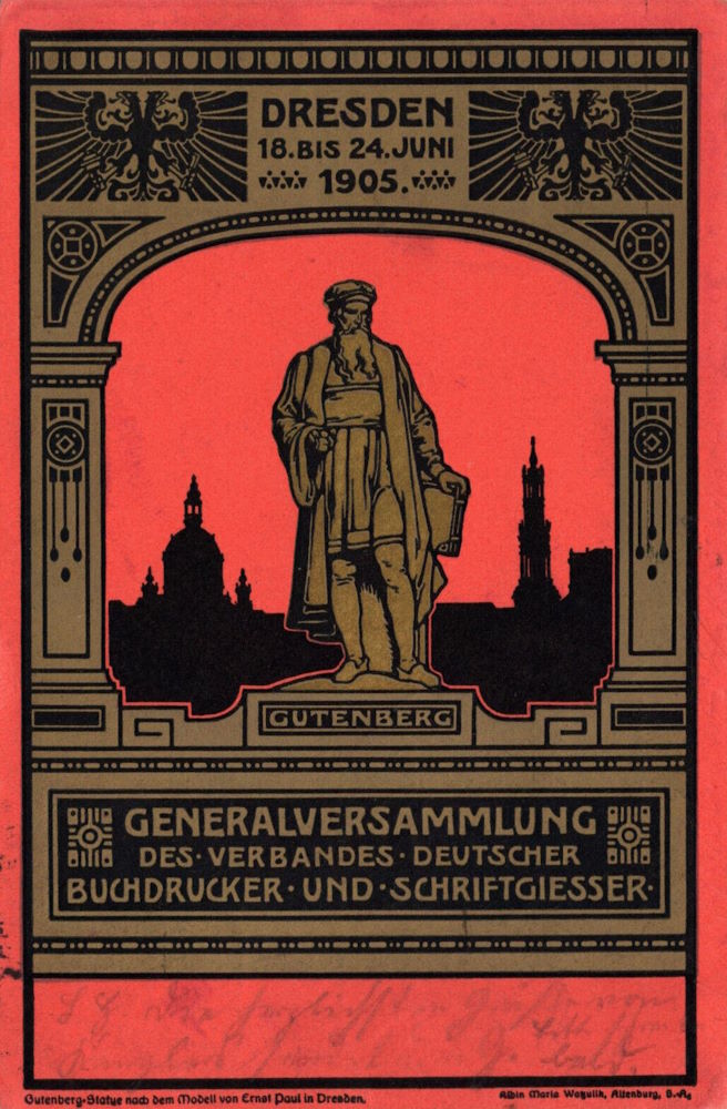 Generalgersammlung des Verbandes Deutscher Buchdrucker und Schriftgiesser 1905