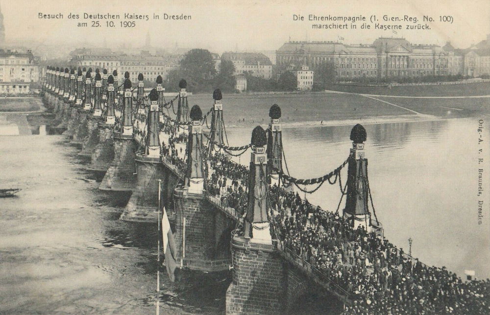 Besuch des Deutschen Kaisers 25.10.1905