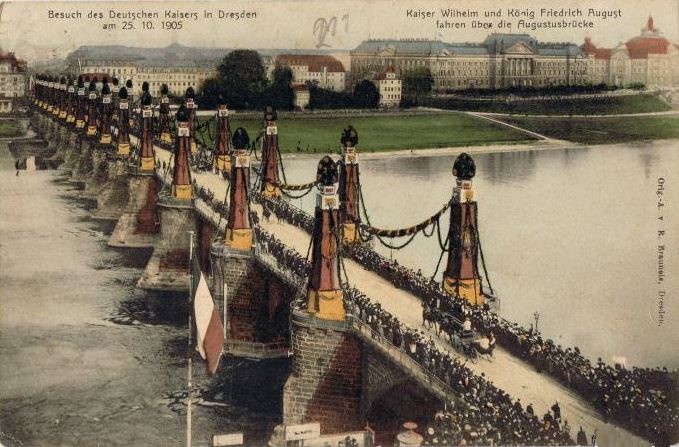 Besuch des Deutschen Kaisers 25.10.1905