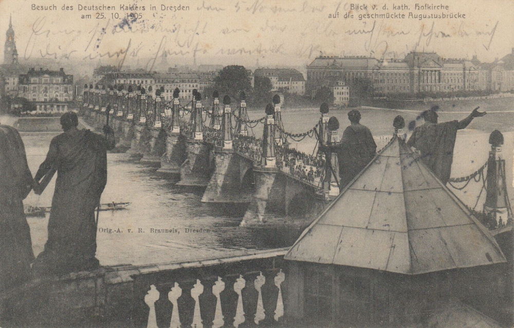 Besuch des Deutschen Kaisers 25.10.1905