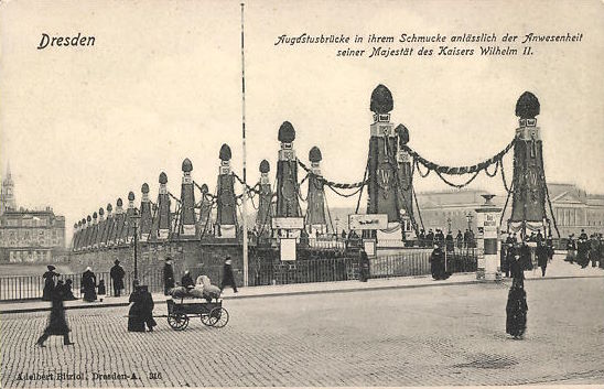 Besuch des Deutschen Kaisers 25.10.1905