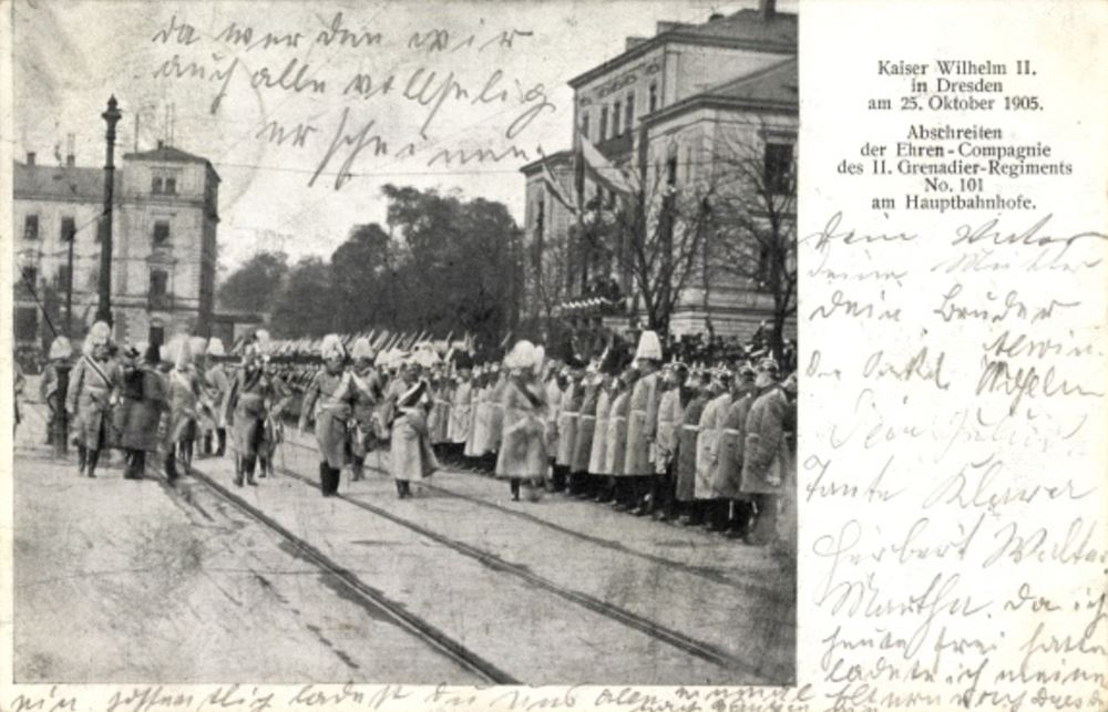 Besuch des Deutschen Kaisers 25.10.1905