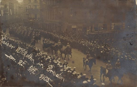 Besuch des Deutschen Kaisers 25.10.1905