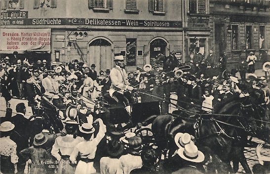 Besuch des Deutschen Kaisers 25.10.1905
