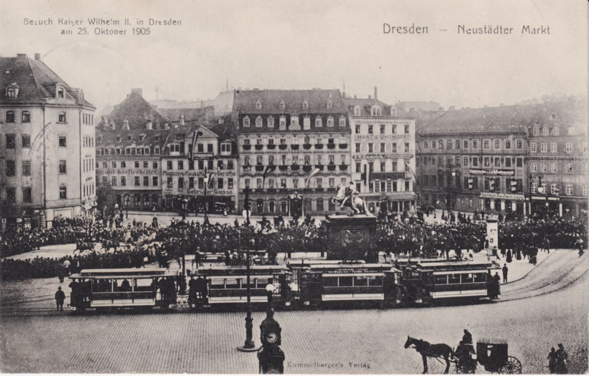 Besuch des Deutschen Kaisers 25.10.1905