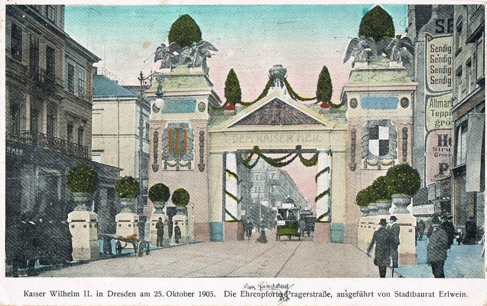 Besuch des Deutschen Kaisers 25.10.1905
