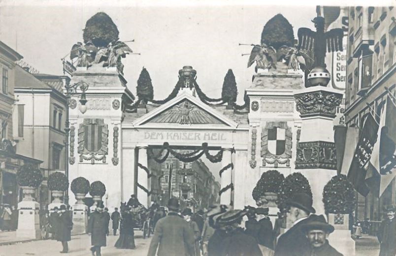 Besuch des Deutschen Kaisers 25.10.1905