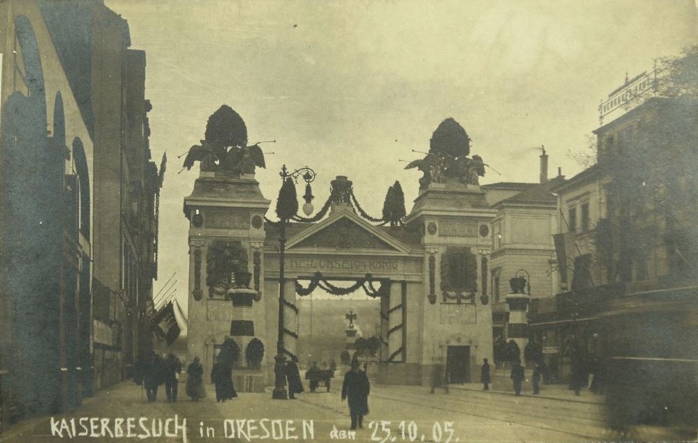 Besuch des Deutschen Kaisers 25.10.1905