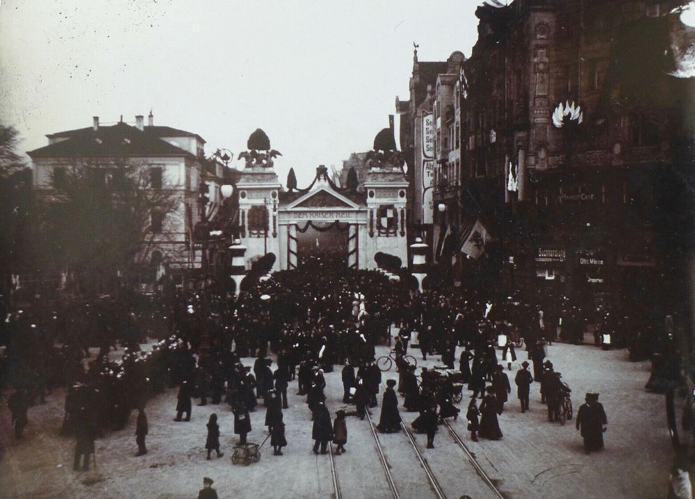 Besuch des Deutschen Kaisers 25.10.1905