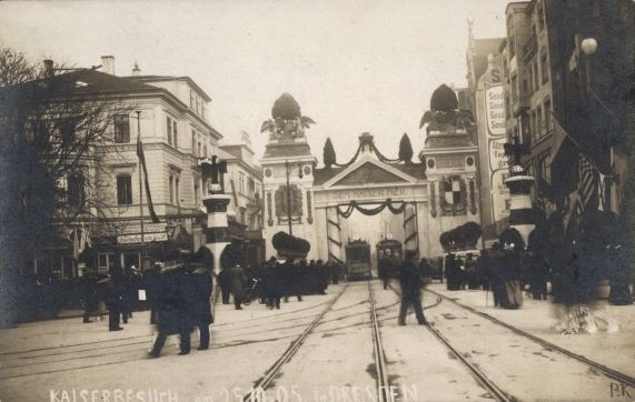 Besuch des Deutschen Kaisers 25.10.1905