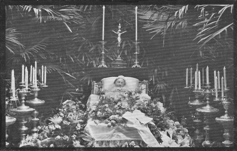 1907 Aufbahrung Königin Carola