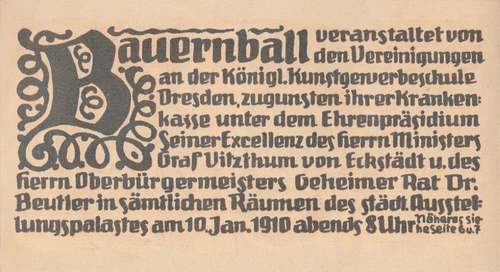 1910 Bauernball