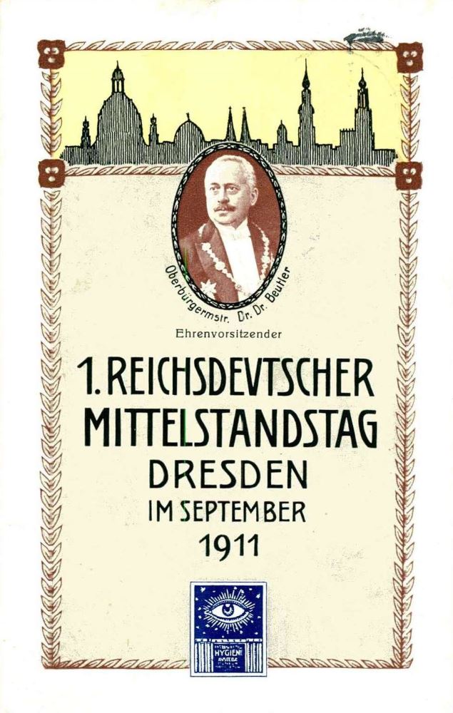 1. Rechsdeutscher Mittelstandstag 1911