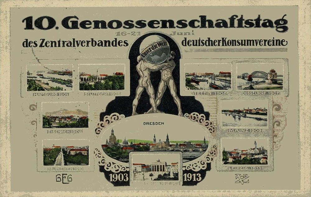 1913 Genossenschaftstag des Zentralverbandes deutscher Konsumvereine