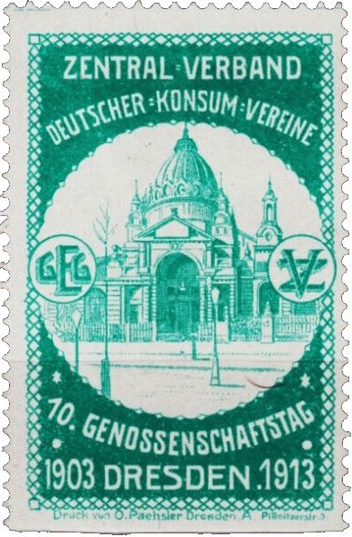 1913 Genossenschaftstag des Zentralverbandes deutscher Konsumvereine