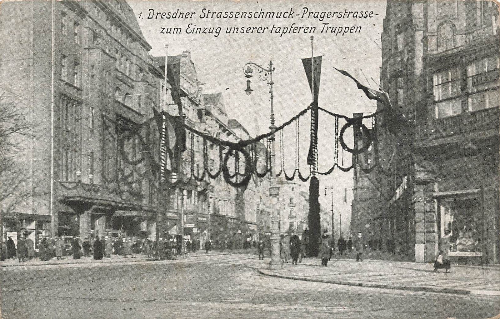 1918 Einzug der Fronttruppen