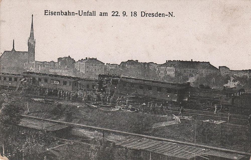 1918 Eisenbahn-Unglück