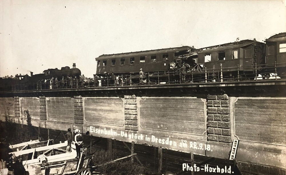 1918 Eisenbahn-Unglück
