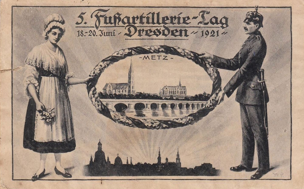 5. Fußartillerie-Tag Dresden 1921
